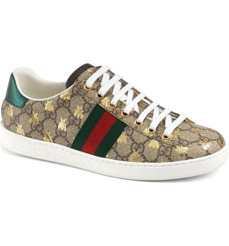 gucci bee shoes selfridges|gucci bee sneakers women's.